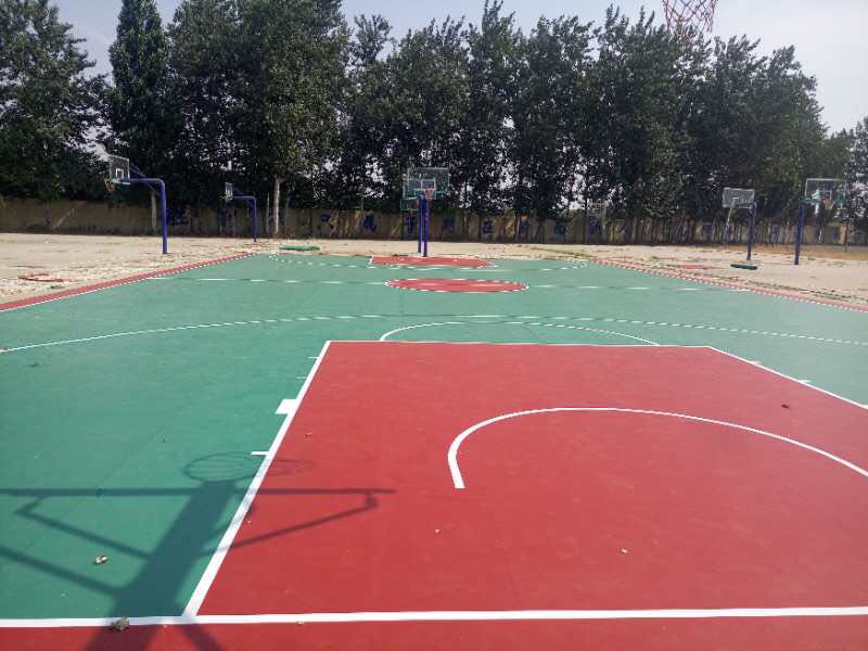 硅PU篮球场